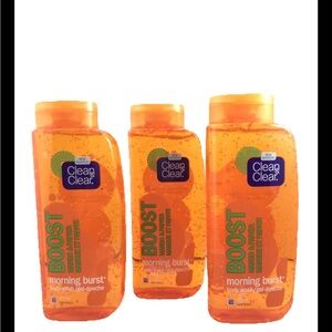 Clean & Clear Morning Burst Boost Body Wash Mango Papaya 16oz x3
